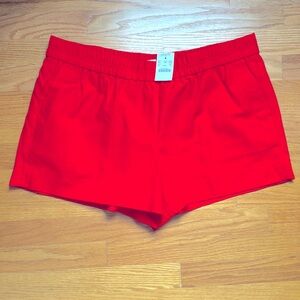 New J.Crew Red Shorts, size 16